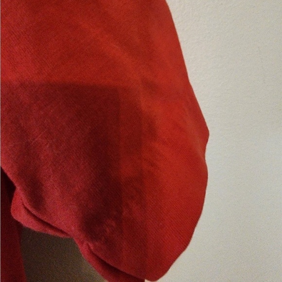 Vintage 70s Adidas Trefoil Polo Spellout pocket Large red - Picture 4 of 7